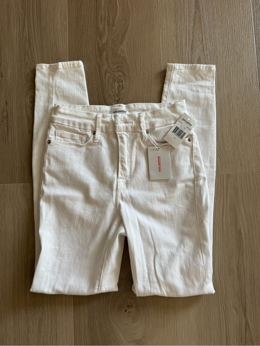 NWT Good American White Women's Skinny Jeans | Size 4